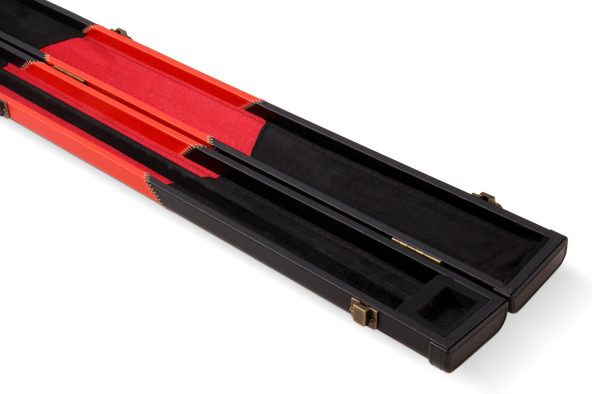 Baize Master 1 Piece ARROW Snooker Pool Cue Case with Plastic Ends - Holds 2 Cues