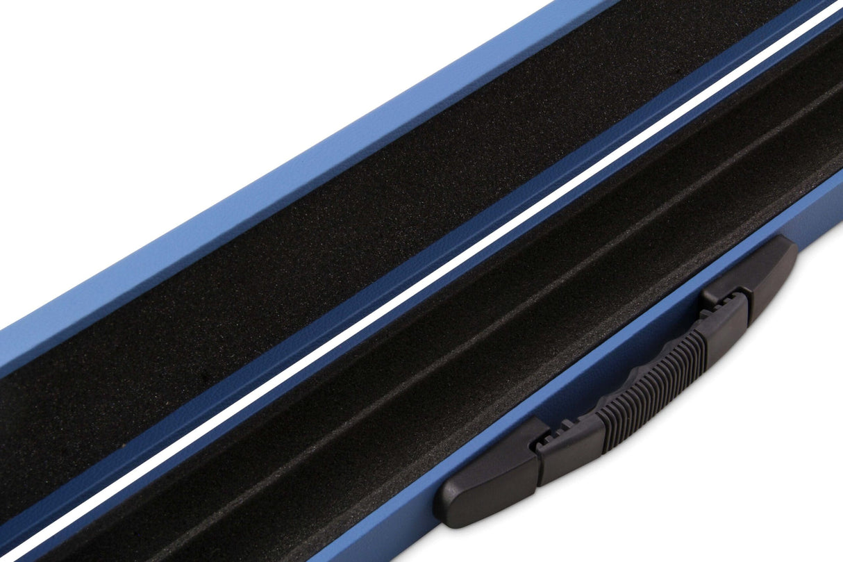 2 Piece Snooker Pool Cue Case with Reinforced Corners and Chalk Compartment
