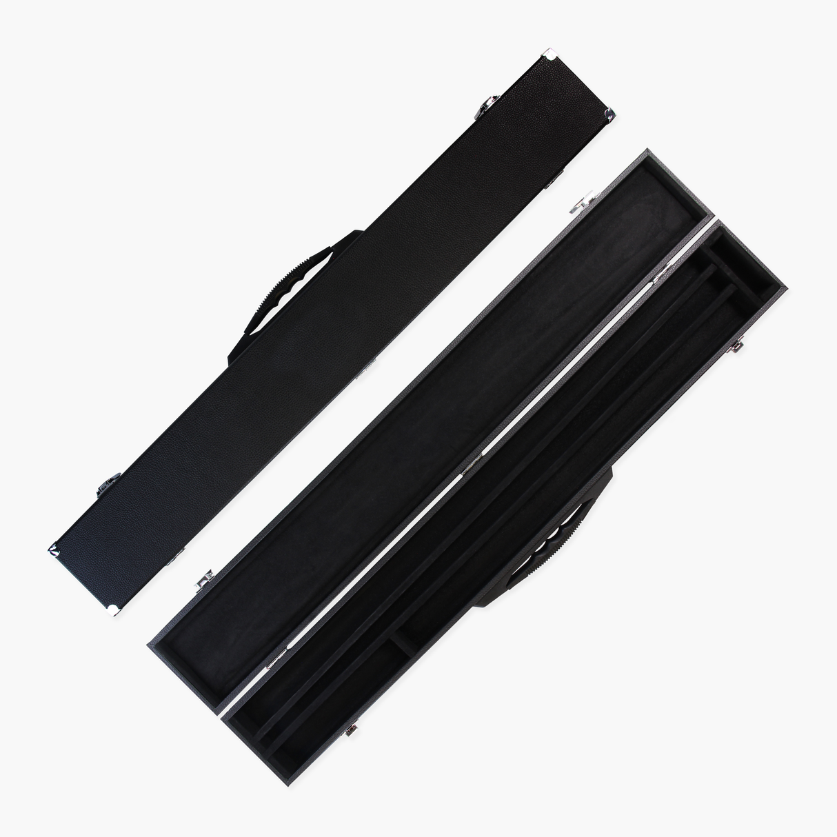PRO147 Pearl Series Fire 57 Inch 2 Piece Snooker Pool Cue and Case Set 9.5mm Pro Leather Tip
