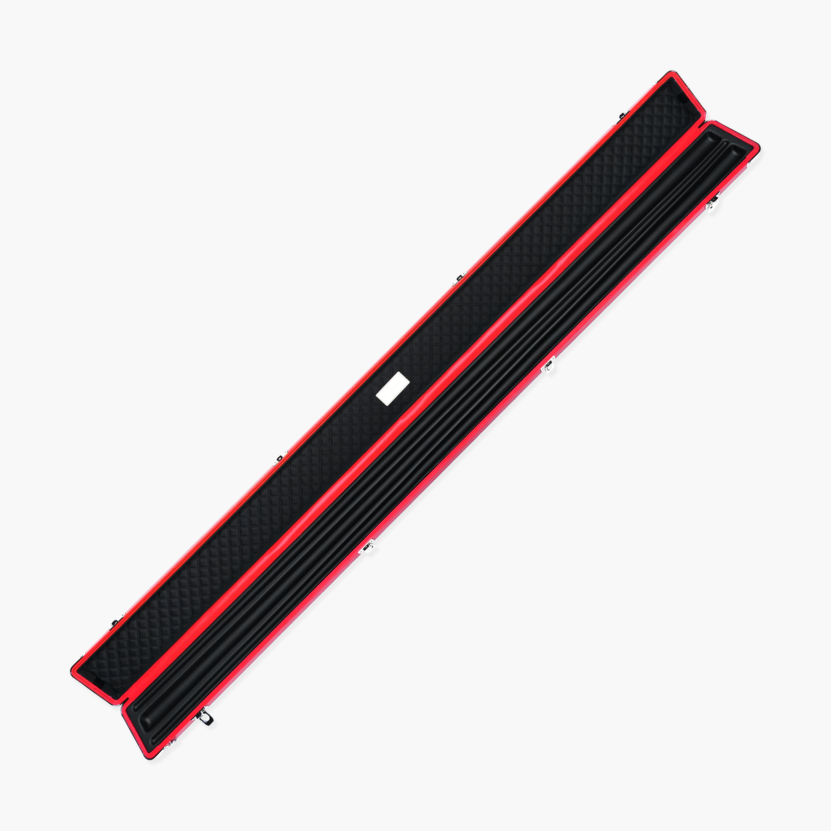 FFGM The Rocket Ronnie O'Sullivan 1 Piece 3 Slot Ultra Luxury Black and Red Snooker and Pool Cue Case - Holds 3 x One Piece Cues