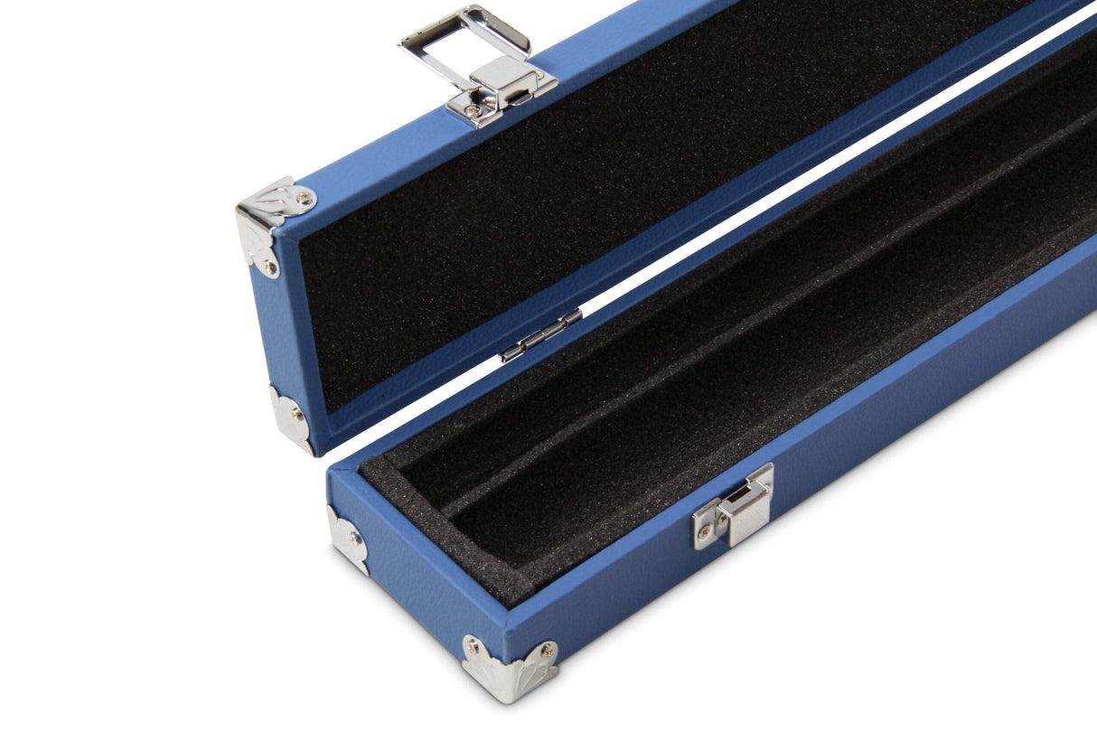 2 Piece Snooker Pool Cue Case with Reinforced Corners and Chalk Compartment