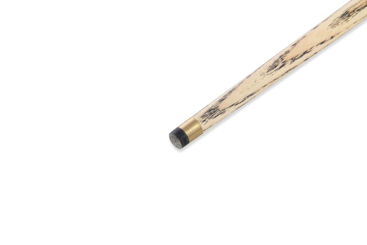 Baize Master Jimmy White Signature Red Conquest 48 Inch 2 Piece Snooker Pool Cue and Case Set with 2 Piece Black White Interior Case - 9.5mm Tip