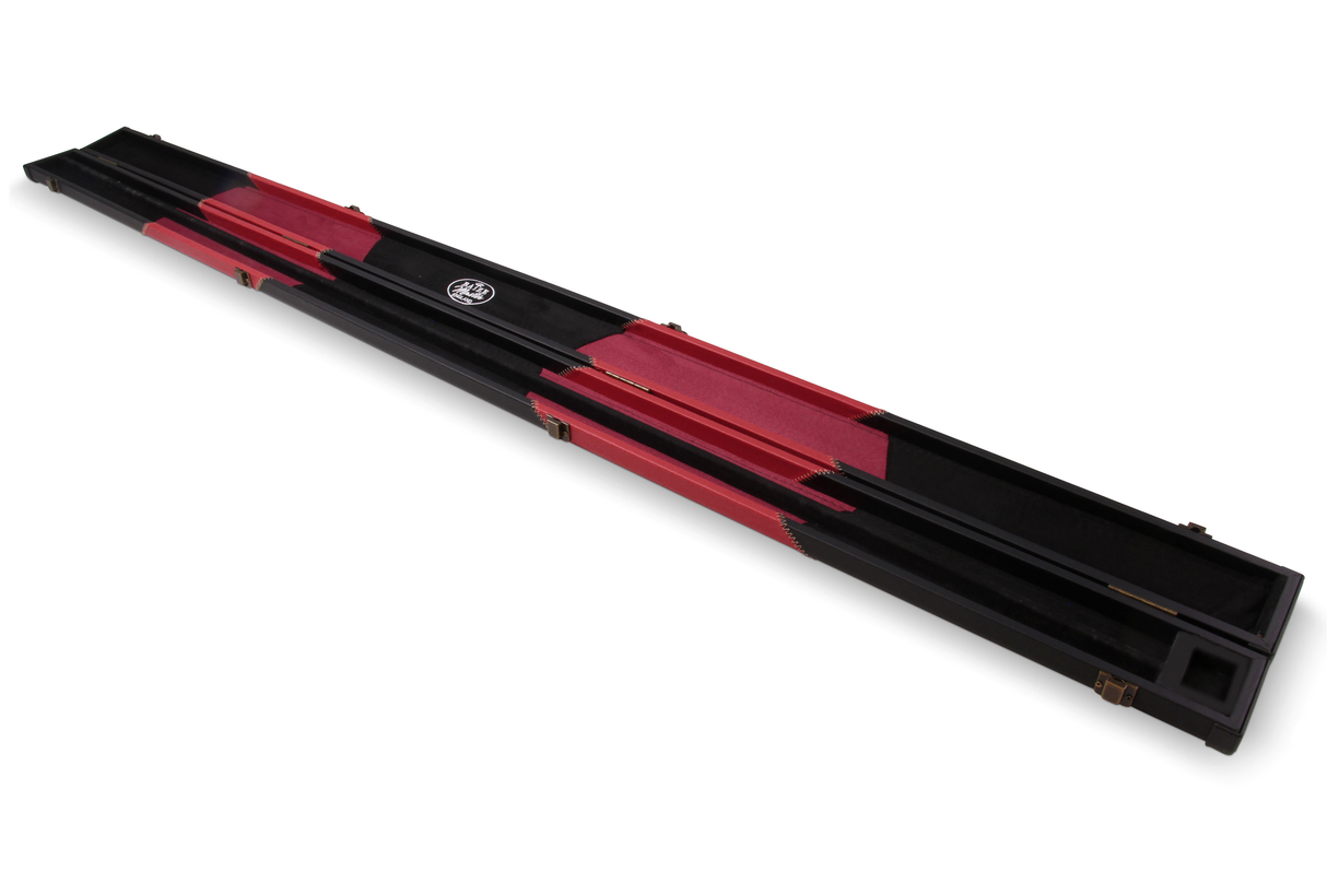 Baize Master 1 Piece ARROW Snooker Pool Cue Case with Plastic Ends - Holds 2 Cues
