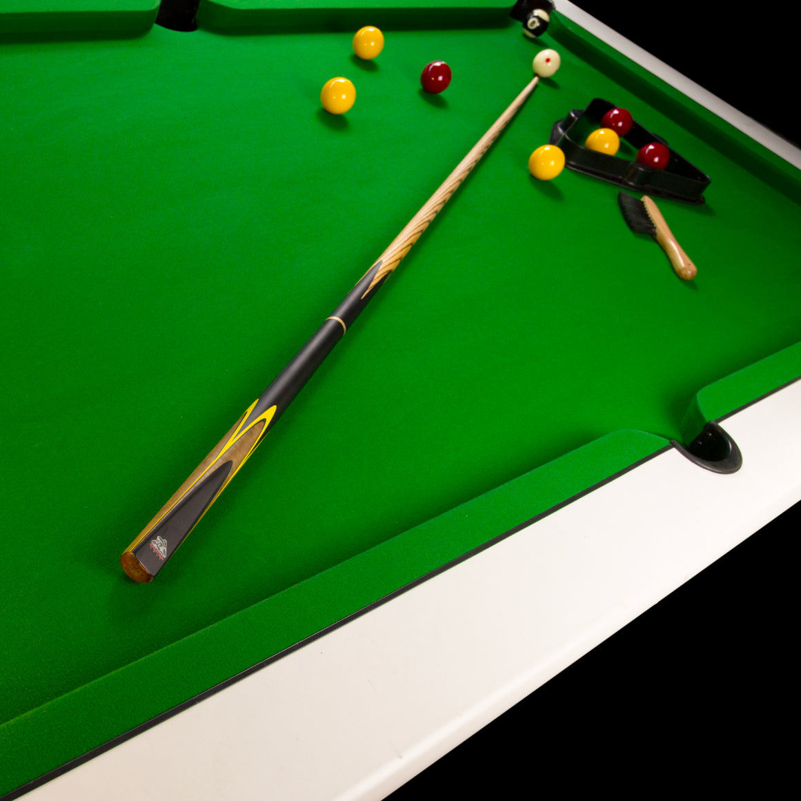 Spartan Fury VANQUISH 3/4 Joint Snooker Pool Cue and Soft Case Set 9.5mm Tip