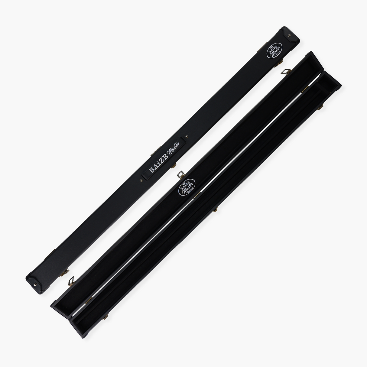 Baize Master Gold Series White Ascot 3/4 Joint English Pool Cue and Case Set with 8.5mm Tip