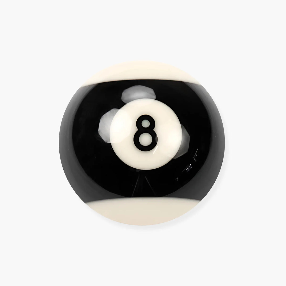 Super Aramith Pro Cup 2 Inch Striped Black 8 Ball in Blister Pack Aramith
