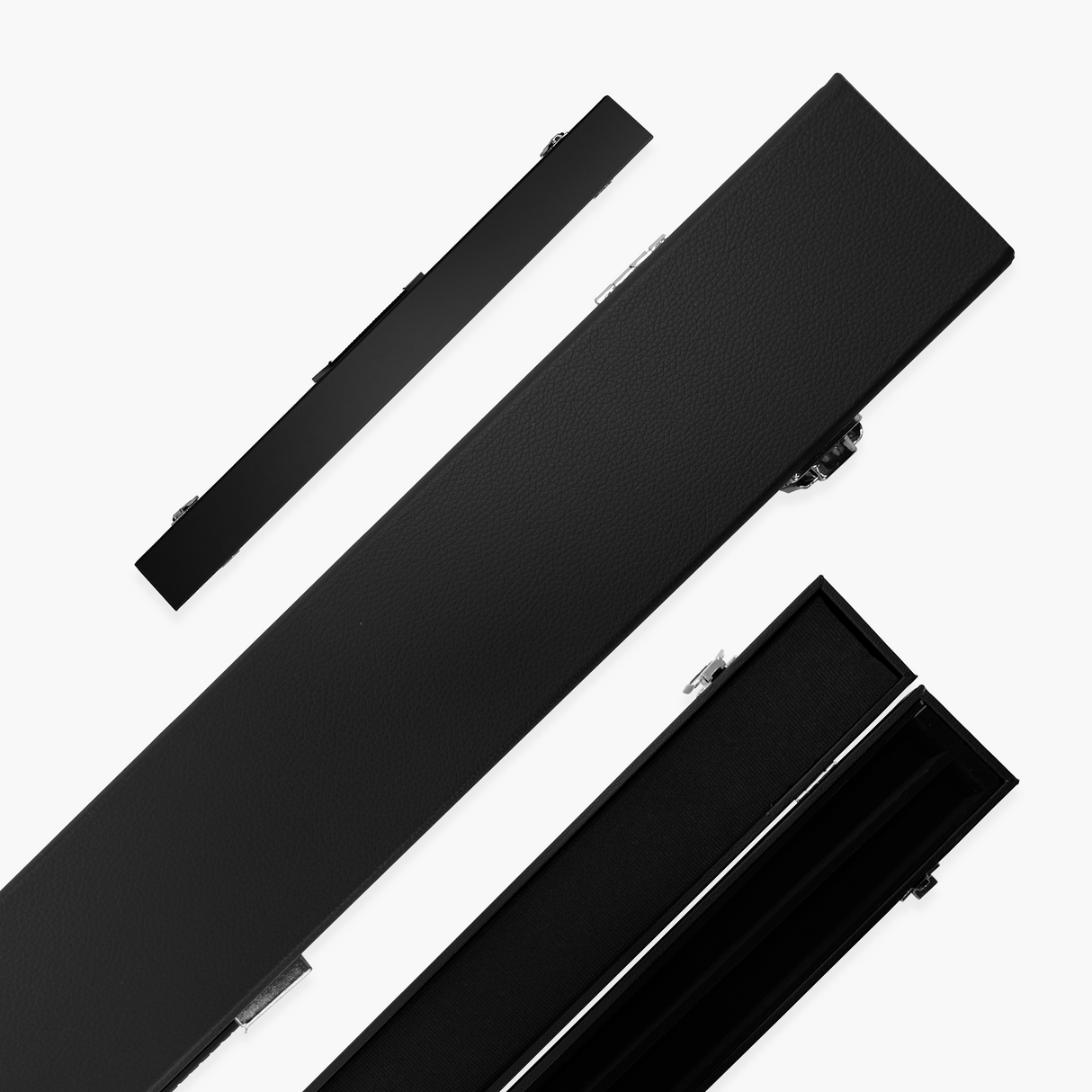 Black Classic Attache 2pc Cue Case with Divider | Cue + Case