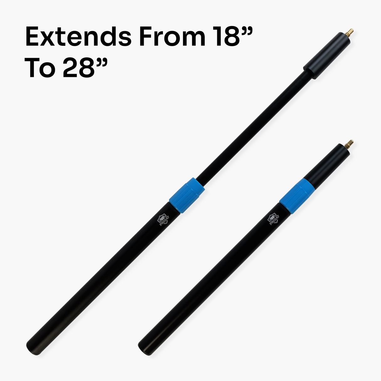 Pro147 18in Telescopic Cue Extension Screw-In Metal | Cue + Case