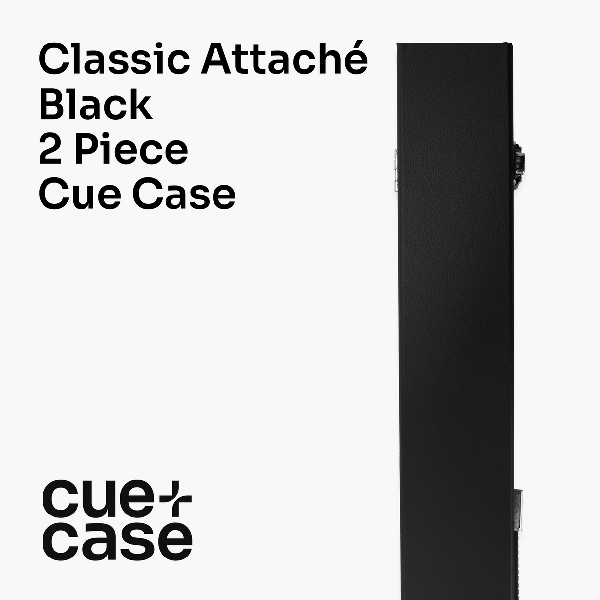 Black Classic Attache 2pc Cue Case with Divider | Cue + Case