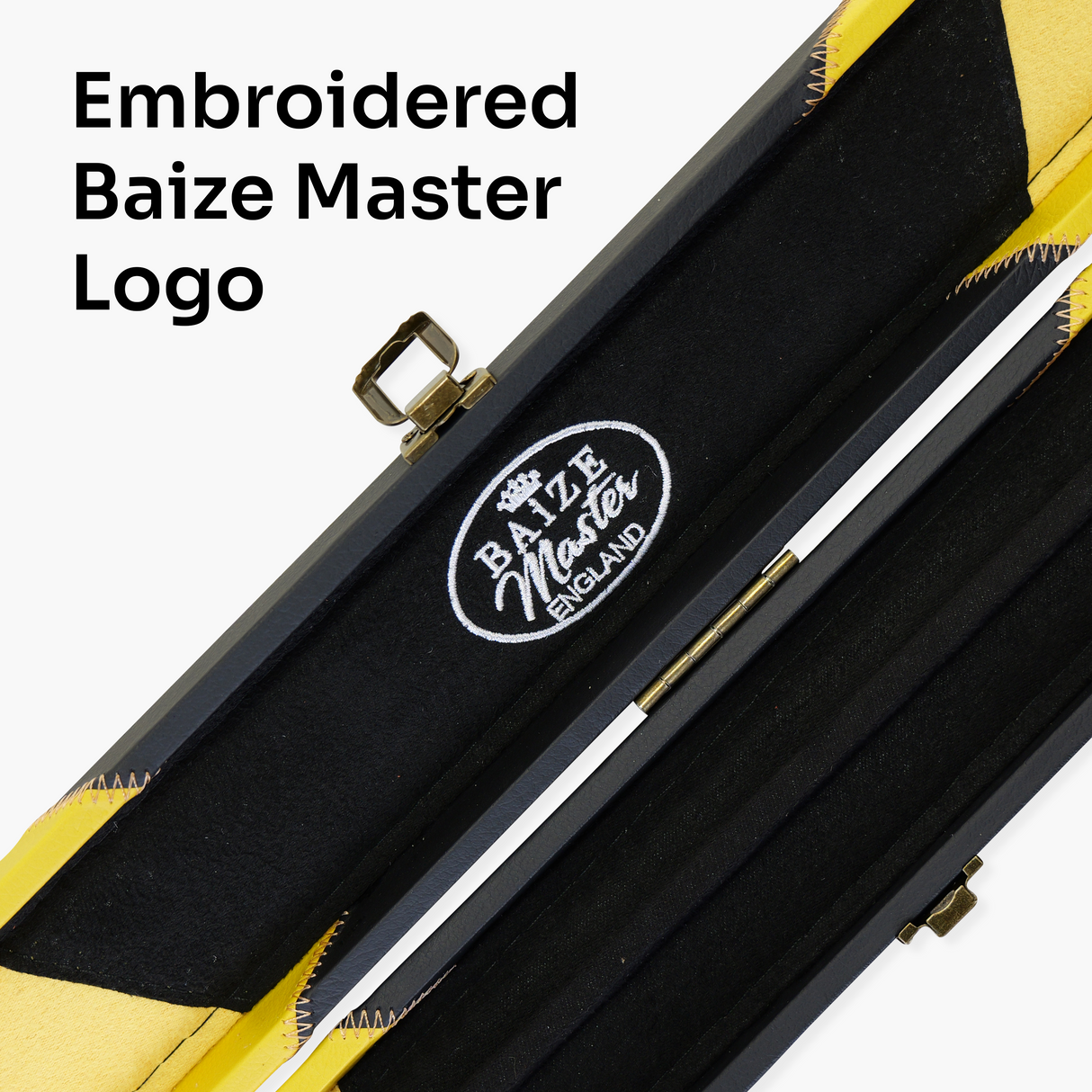 Baize Master Deluxe ARROW 2 Piece Snooker Pool Cue Case with Matching Colour Interior Baize Master
