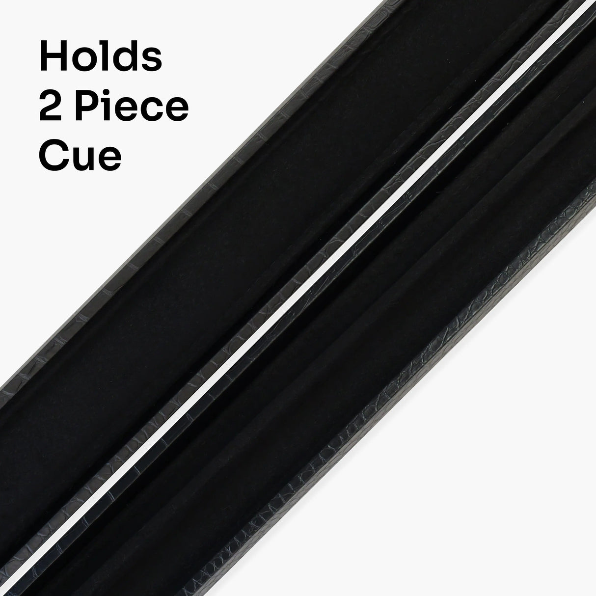 Jonny 8 Ball BLACK CROC Luxury Snooker Pool Cue Case – For 2 Piece Centre Joint Cue Jonny 8 Ball