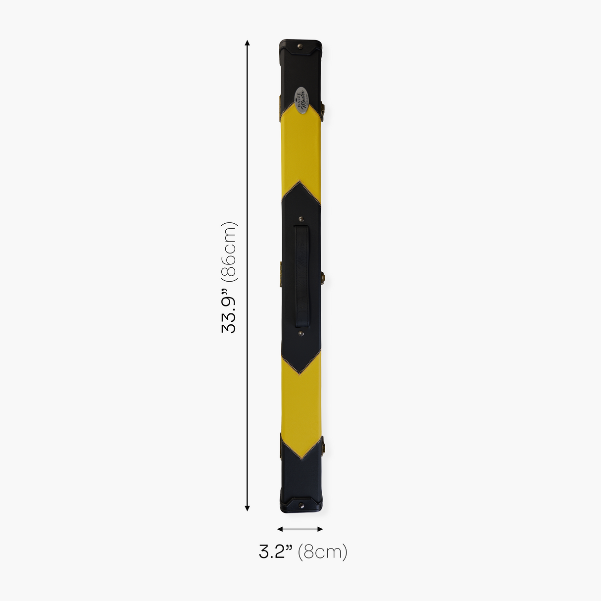 Baize Master Deluxe ARROW 2 Piece Snooker Pool Cue Case with Matching Colour Interior Baize Master