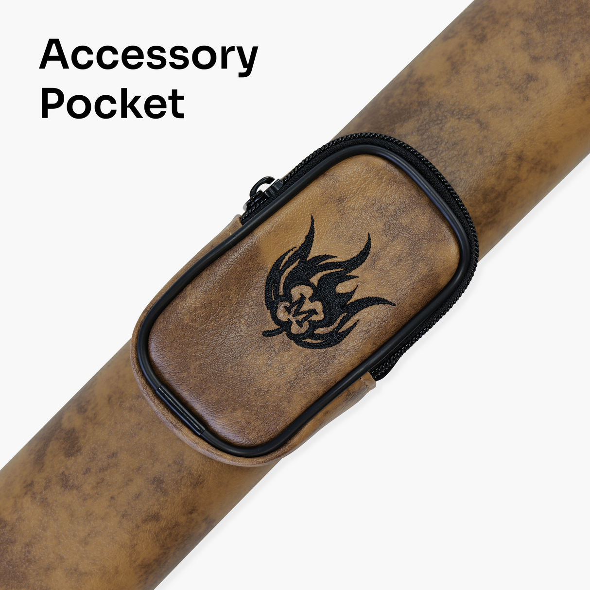 McDermott Wildfire 1x1 Cue Case with Strap & Pocket | Cue + Case