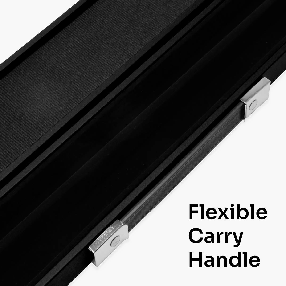 Black Classic Attache 2pc Cue Case with Divider | Cue + Case