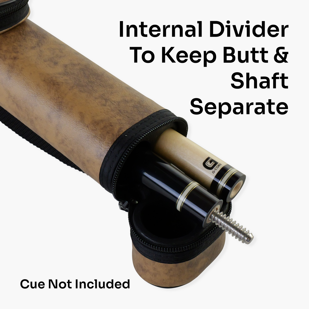 McDermott Wildfire 1x1 Cue Case with Strap & Pocket | Cue + Case