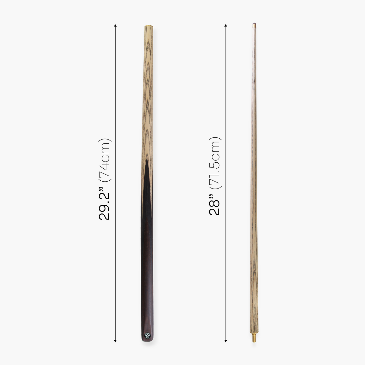 Jonny 8 Ball Challenger 57 Inch 2 Piece Centre Joint English Pool Cue with 8mm Pro Leather Tip