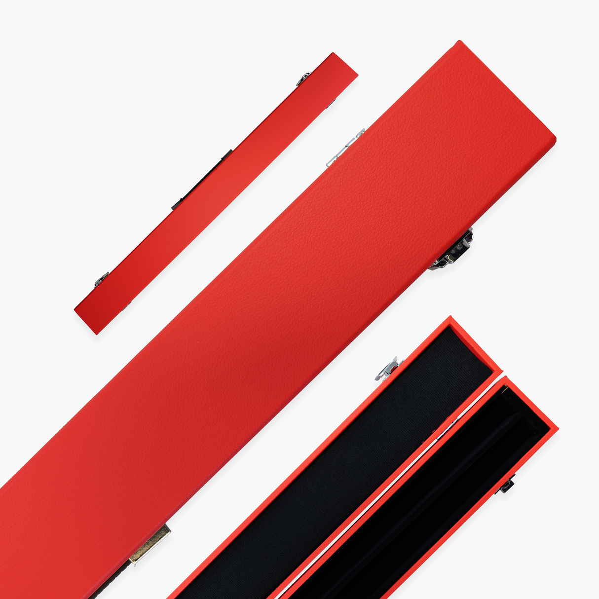 CLASSIC ATTACHE 2 Piece Snooker Pool Cue Case with Batten Divider