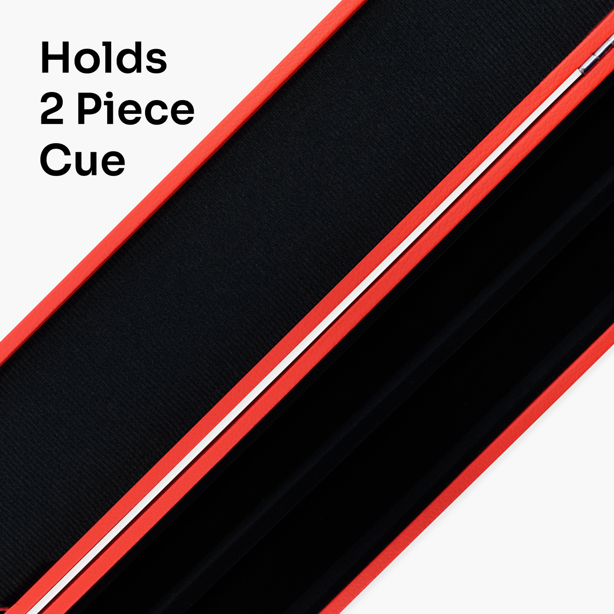 CLASSIC ATTACHE 2 Piece Snooker Pool Cue Case with Batten Divider