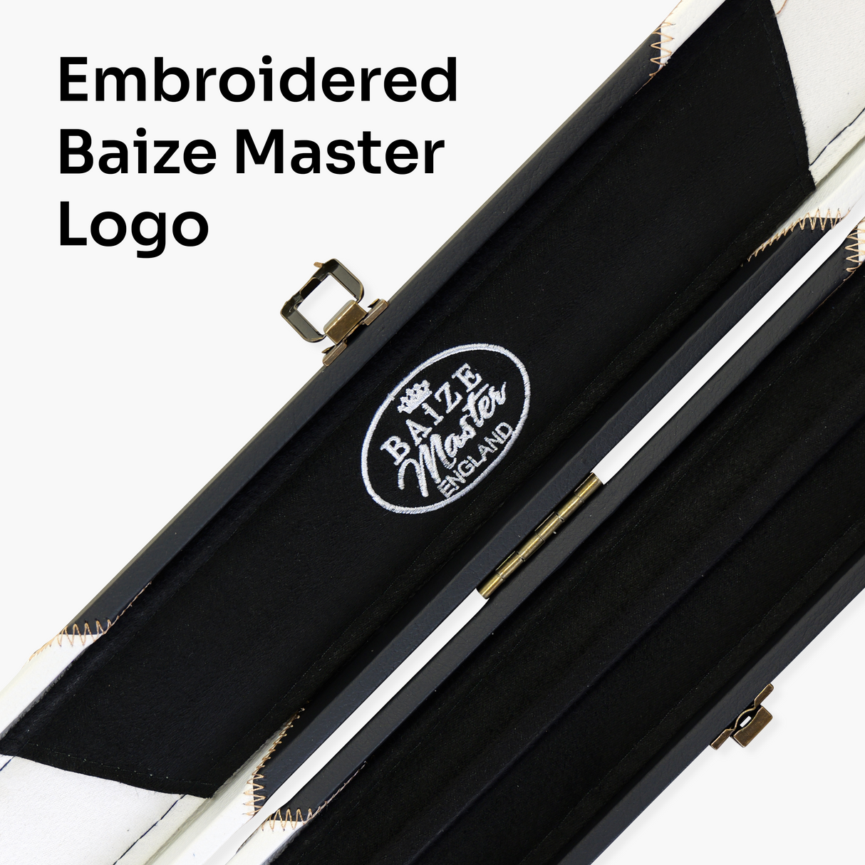 Baize Master Deluxe ARROW 2 Piece Snooker Pool Cue Case with Matching Colour Interior Baize Master