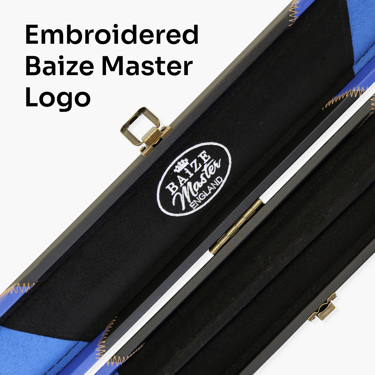 Baize Master Deluxe ARROW 2 Piece Snooker Pool Cue Case with Matching Colour Interior Baize Master