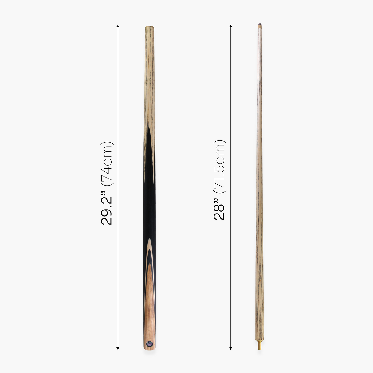 Baize Master Challenger 57 Inch 2 Piece Centre Joint Snooker Pool Cue 9.3mm Pro Leather Tip