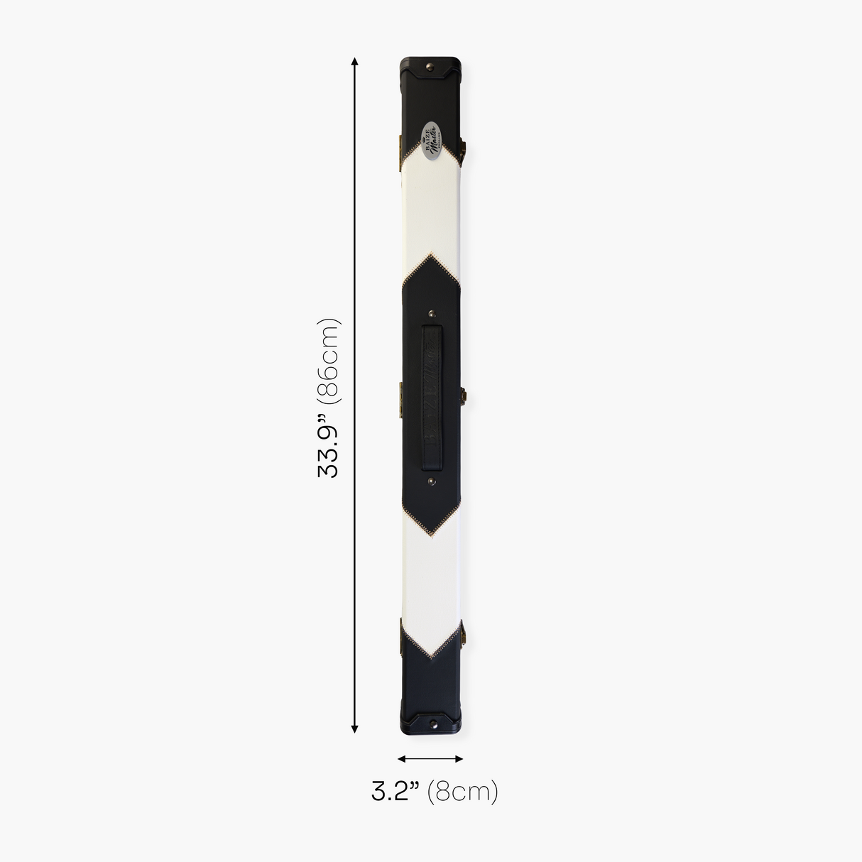 Baize Master Deluxe ARROW 2 Piece Snooker Pool Cue Case with Matching Colour Interior Baize Master