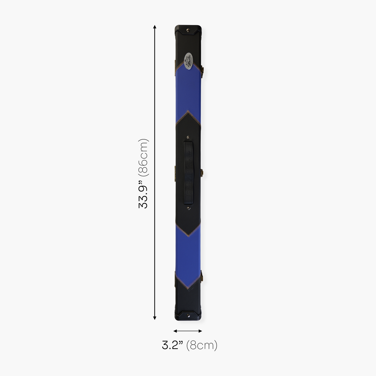 Baize Master Deluxe ARROW 2 Piece Snooker Pool Cue Case with Matching Colour Interior Baize Master