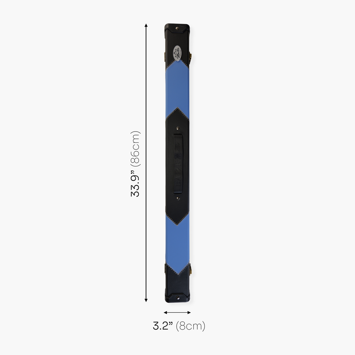 Baize Master Deluxe ARROW 2 Piece Snooker Pool Cue Case with Matching Colour Interior Baize Master