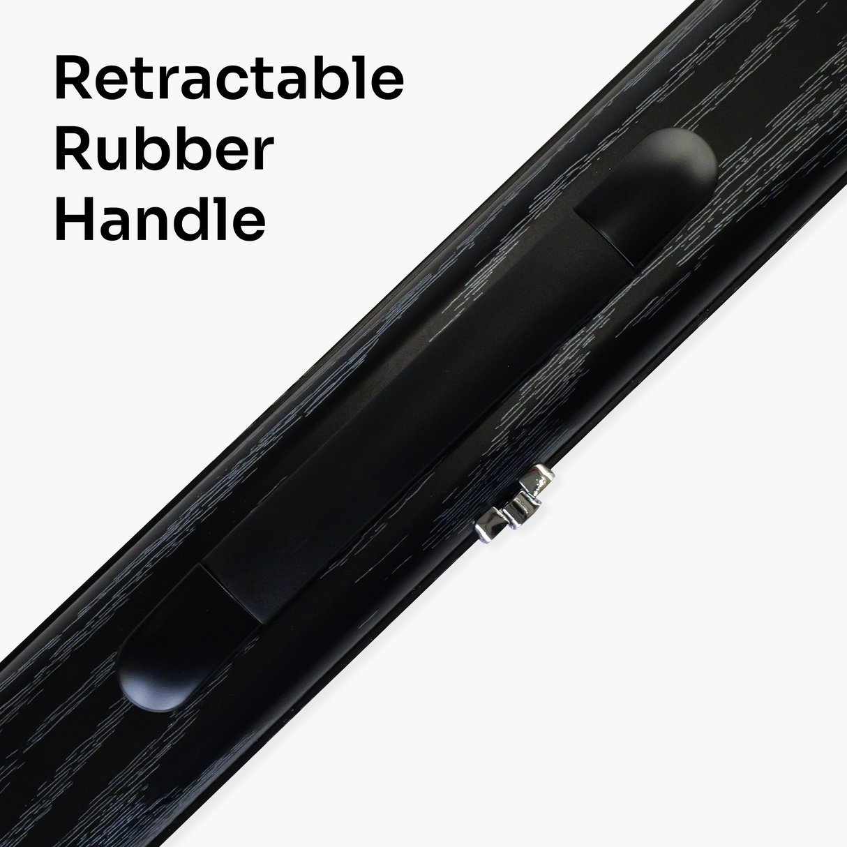 Pro Aluminium One Piece Wood Grain Cue Case Metal Ends - Holds 2 Cues