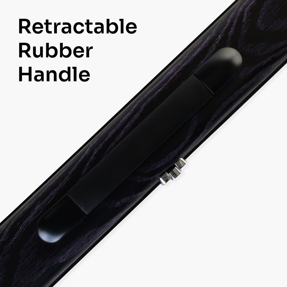 Pro Aluminium One Piece Wood Grain Cue Case Metal Ends - Holds 2 Cues