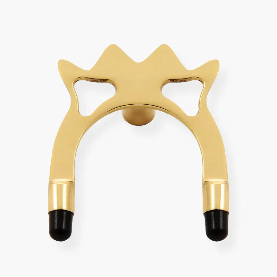 Gold-Plated Spider Rest Head for Snooker & Pool with Protective Feet Cue & Case