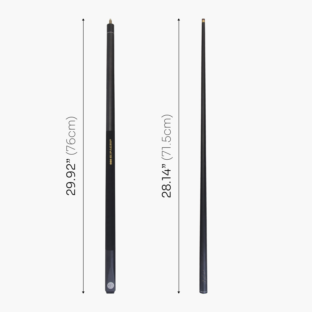 BCE Christophe Lambert Exclusive BLACK MAMBA English 8 Ball Pool Cue - 8.5mm Tip