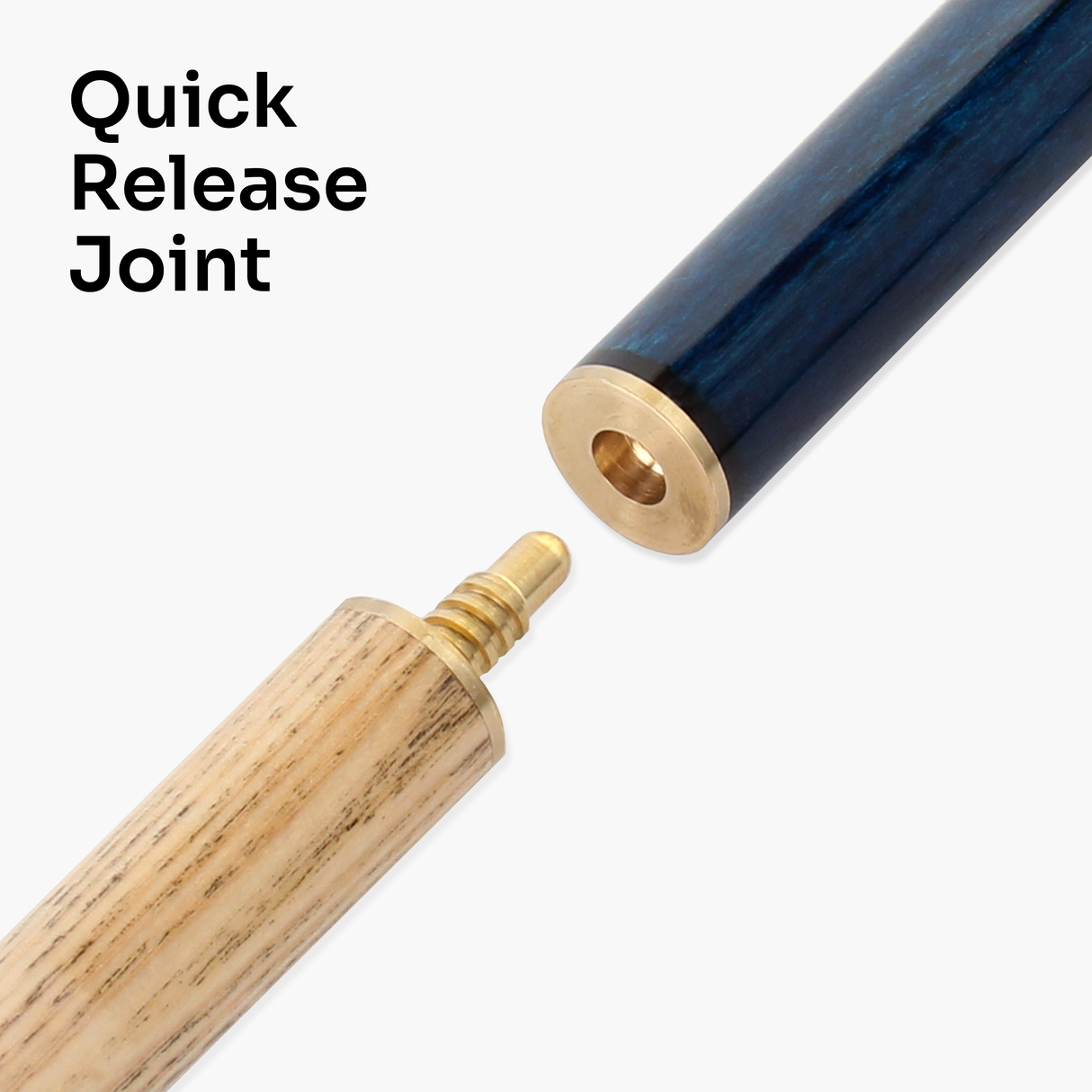 Jonny 8 Ball COMET 57 Inch 2 Piece Centre Joint Ash English Pool Cue with 8.5mm Tip