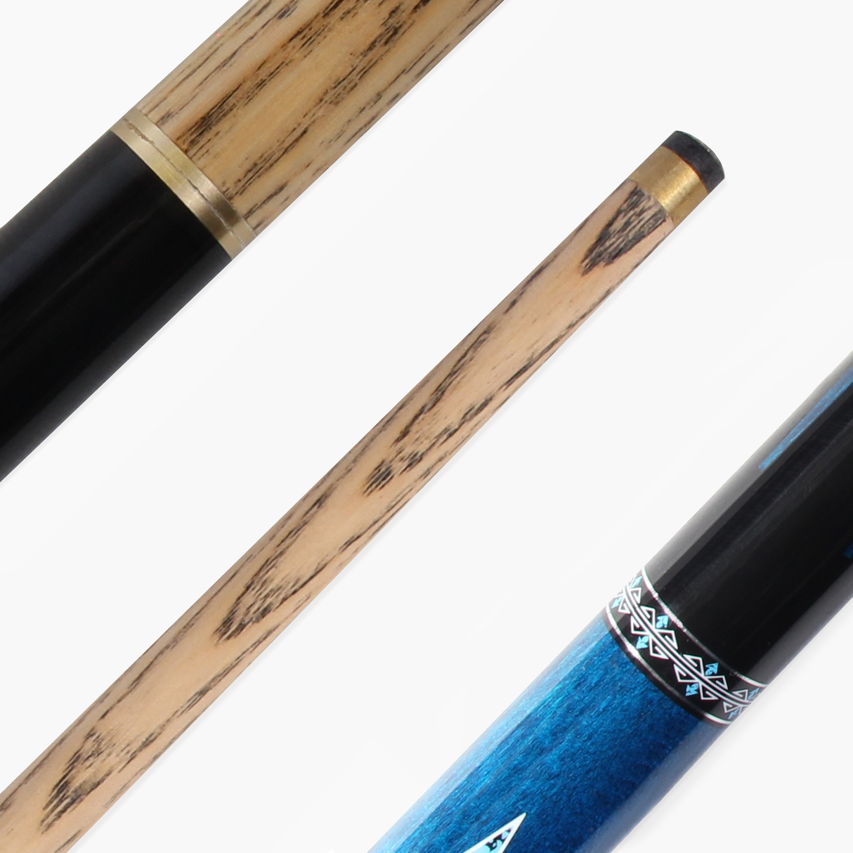 Jonny 8 Ball COMET 57 Inch 2 Piece Centre Joint Ash English Pool Cue with 8.5mm Tip