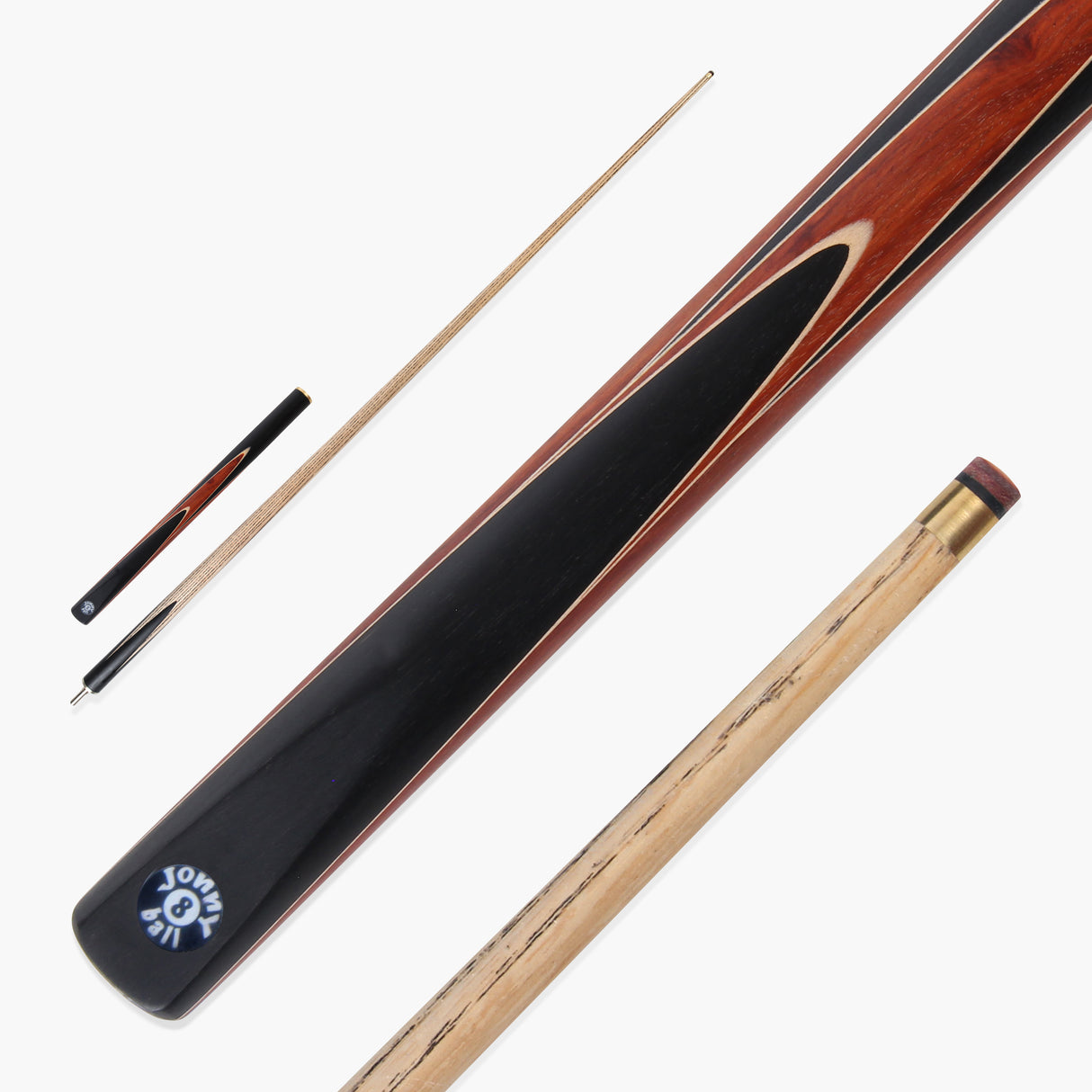Jonny 8 Ball 3/4 SNIPER 57 Inch Ash English Pool Cue with 8mm Layered Pro Tip