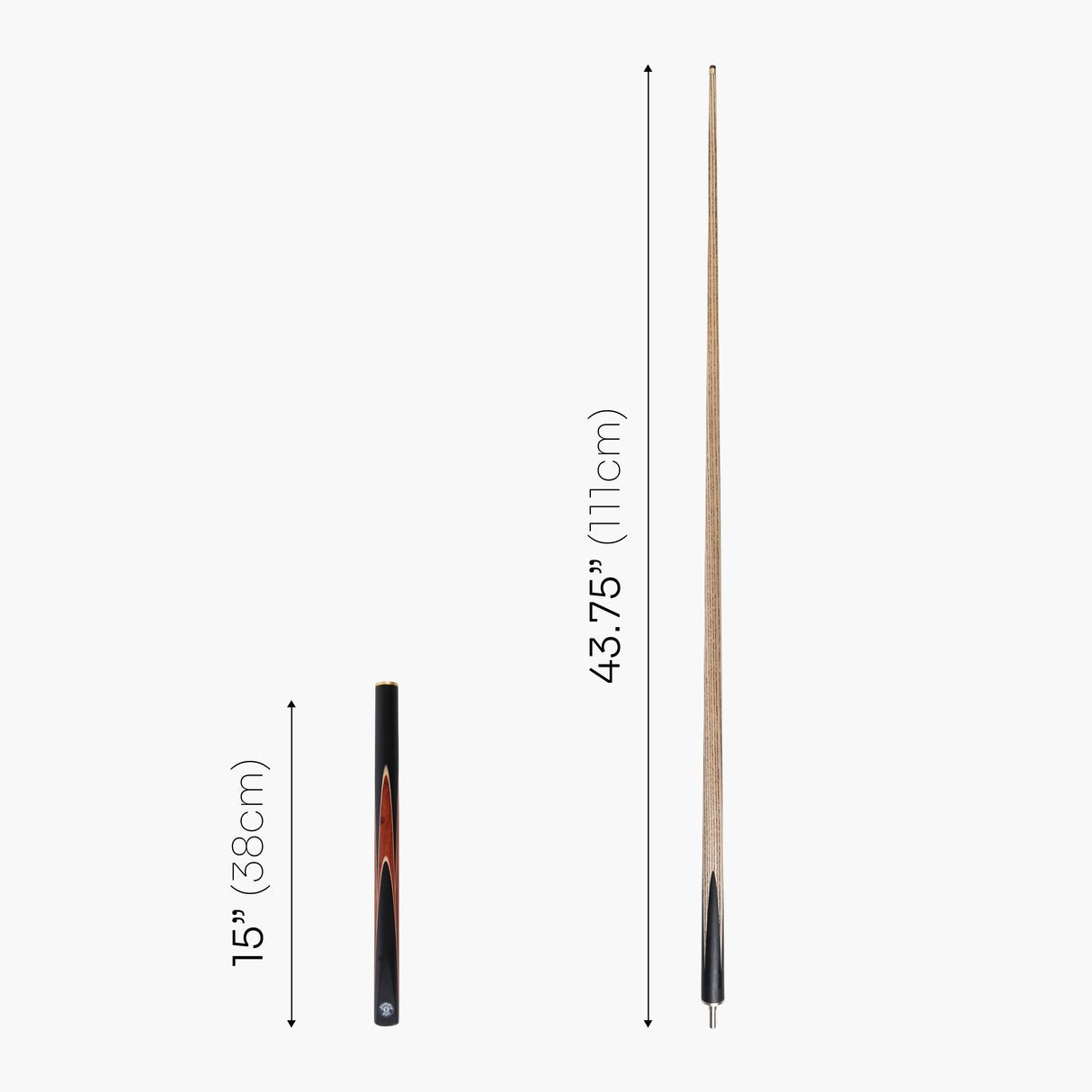 Jonny 8 Ball 3/4 SNIPER 57 Inch Ash English Pool Cue with 8mm Layered Pro Tip