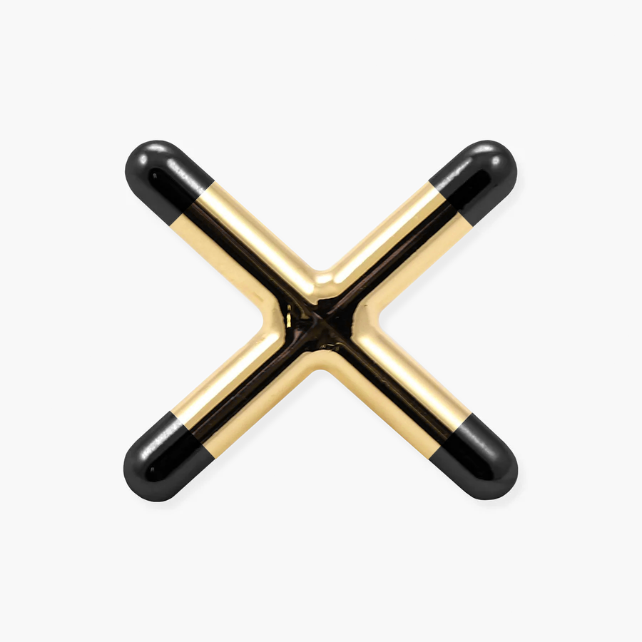 Brass CROSS Rest Head for Snooker or Pool with Plastic Toes