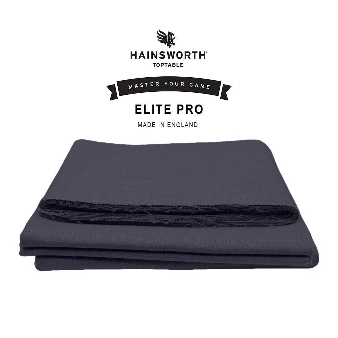 Hainsworth Elite Pro 9ft USA American Pool Table Cloth Cue + Case