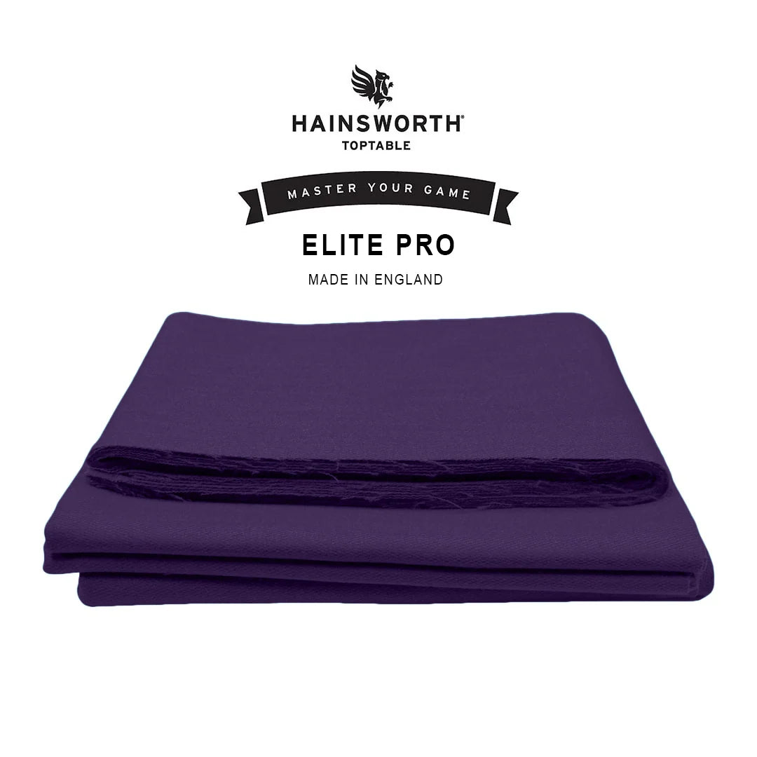 Hainsworth Elite Pro 9ft USA American Pool Table Cloth Cue + Case