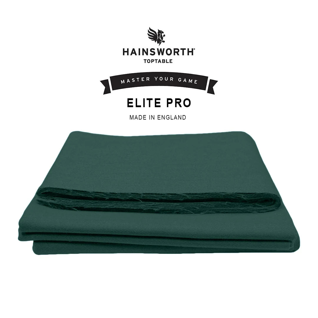 Hainsworth Elite Pro 9ft USA American Pool Table Cloth Cue + Case