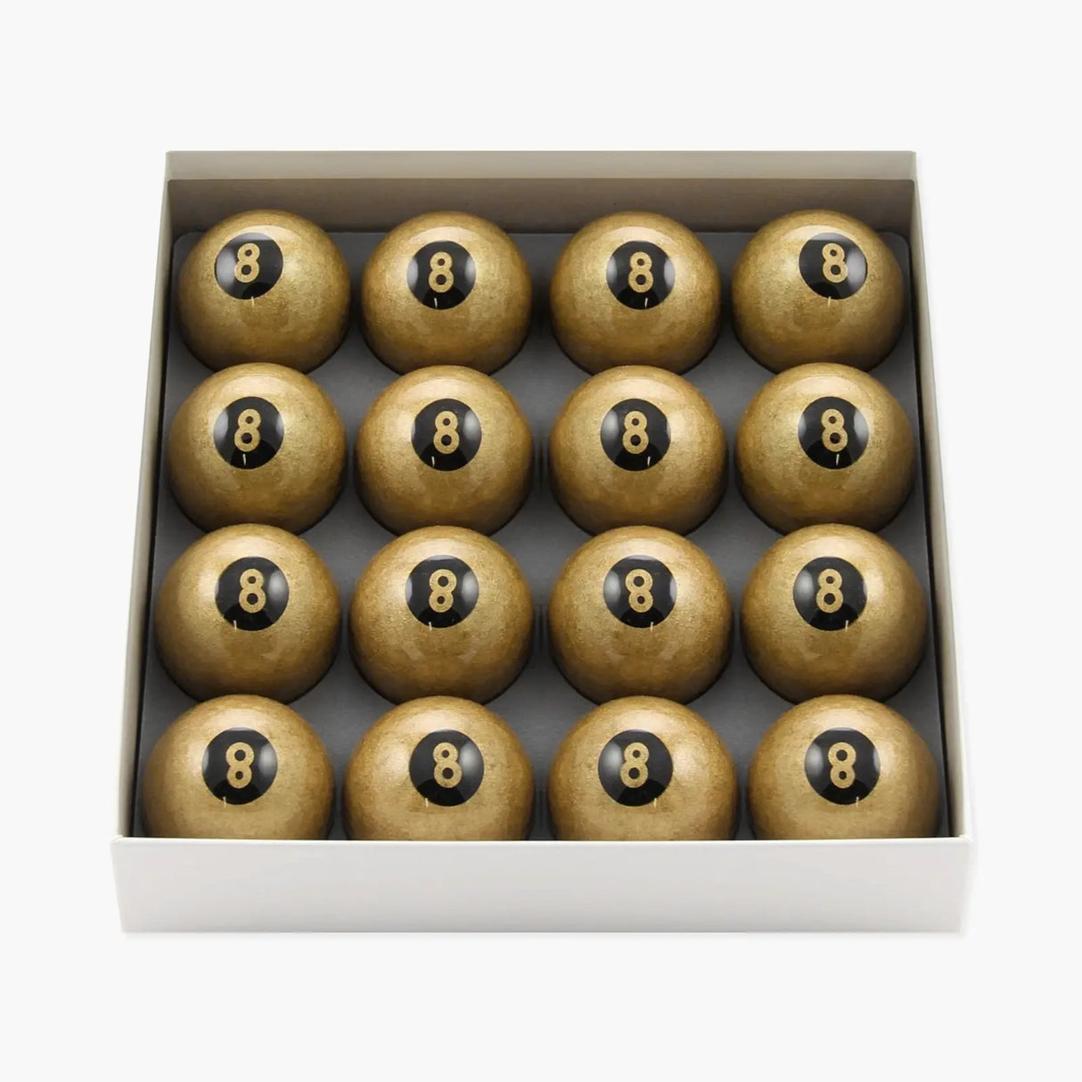 Exclusive 2" Aramith Premier GOLDEN 8 BALL - Set of 16 Pool Balls Aramith