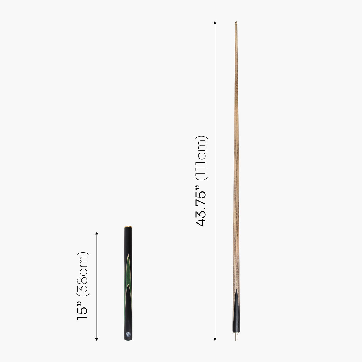 Jonny 8 Ball 3/4 SNIPER 57 Inch Ash English Pool Cue with 8mm Layered Pro Tip