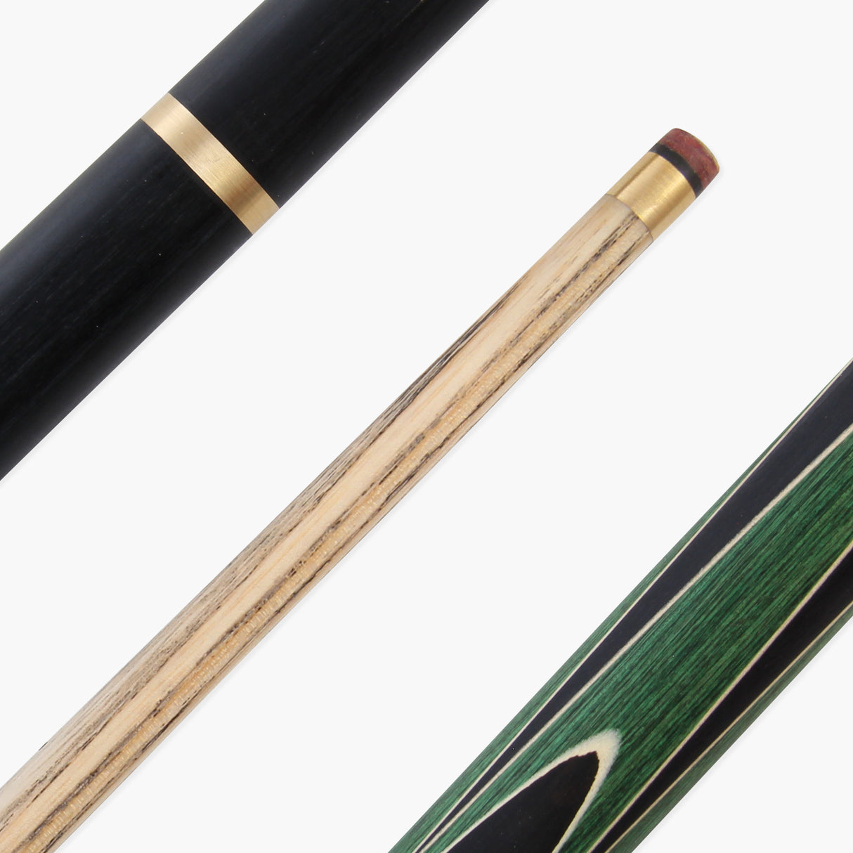 Jonny 8 Ball Sniper 3/4 Pool Cue and Case Set 8mm Tip with Black Hard Case + Mini Butt