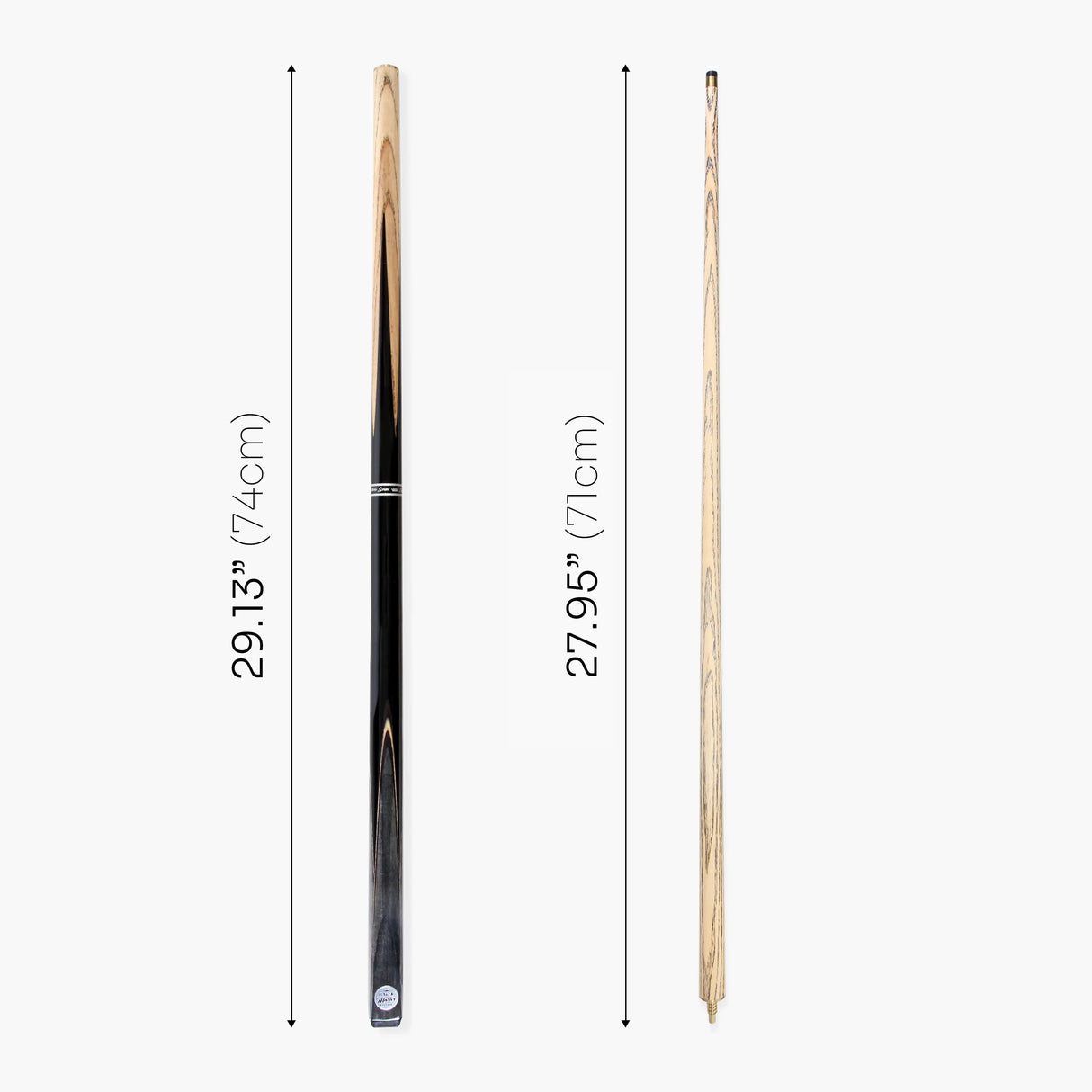 Baize Master VICTORY 57 Inch 2 Piece Ash Snooker Pool Cue with 9.5mm Layered Tip