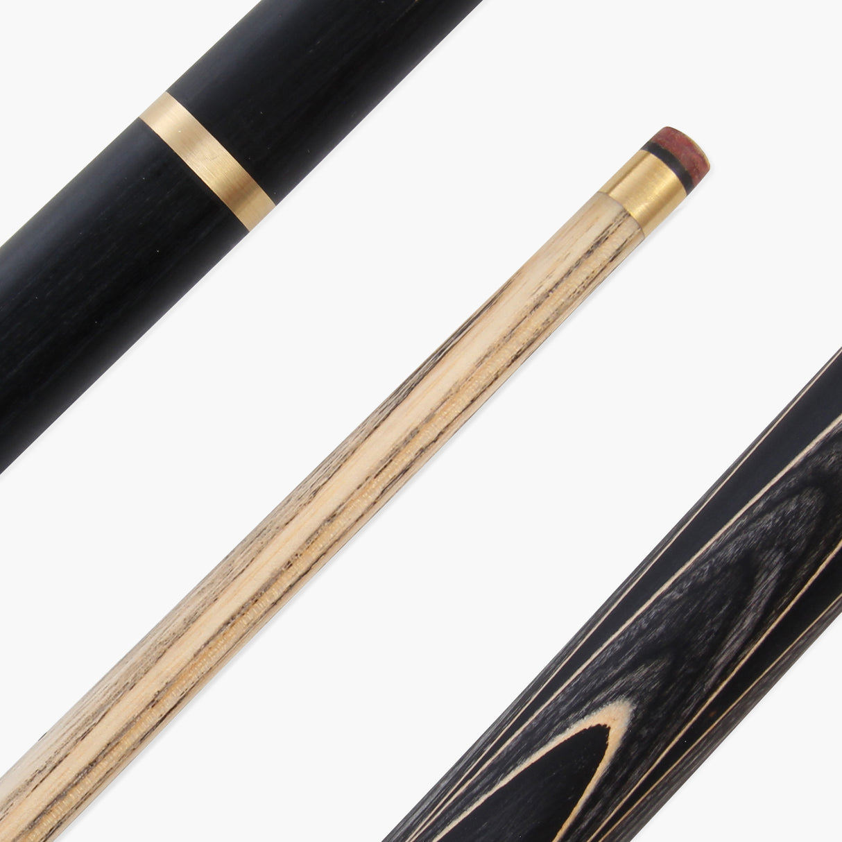 Jonny 8 Ball Sniper 3/4 Pool Cue and Case Set 8mm Tip with Black Hard Case + Mini Butt