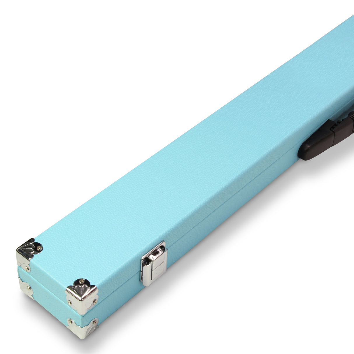 2 Piece Snooker Pool Cue Case with Reinforced Corners and Chalk Compartment