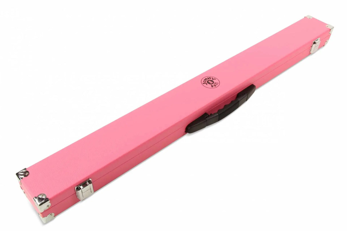 Jonny 8 Ball HOT PINK Foam Lined REINFORCED CORNERS 2pc Cue Case Jonny 8 Ball