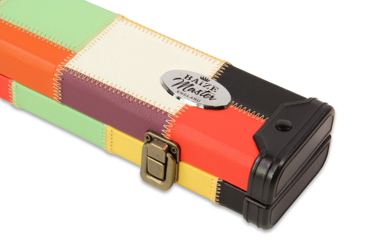 Baize Master 3/4 Deluxe PATCH Snooker Pool Cue Case with Plastic Ends