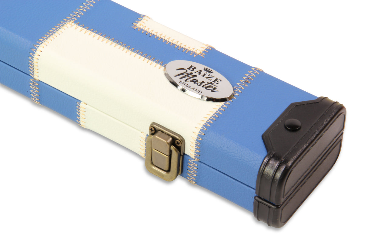 Baize Master 3/4 Deluxe PATCH Snooker Pool Cue Case with Plastic Ends