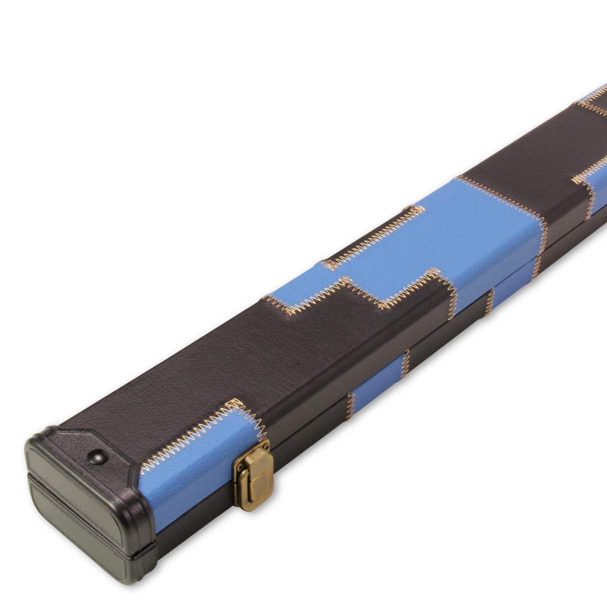 Baize Master 1 Piece PATCH Deluxe Plastic Ends Snooker Pool Cue Case - Holds 2 Cues